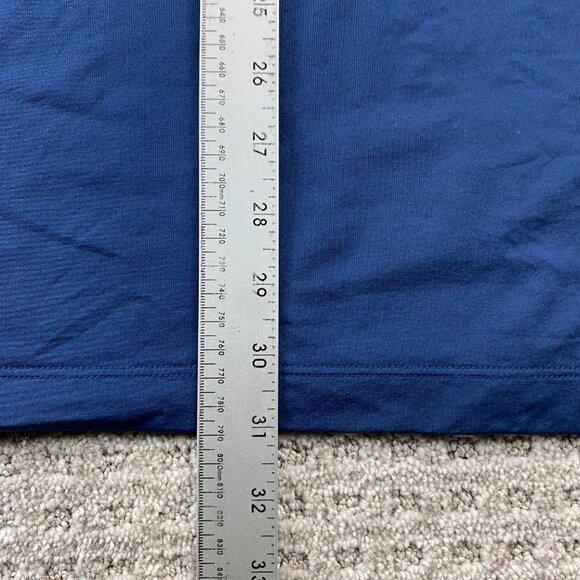 Under ARMOUR Golf Shirt Men 2XL Navy Blue Edmonton Oil Kings Hockey Activewear - Picture 12 of 12